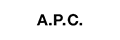 A.P.C. logo